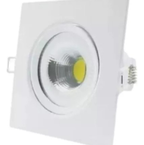 Spot Led Embutir Direcionável Quadrado 3w Luz Branca Avant