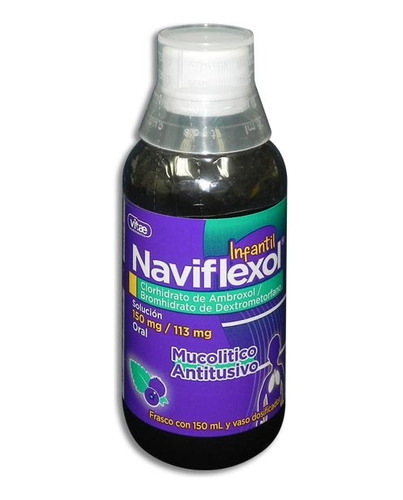 Naviflexol Infantil Ambroxol, Dextrometorfano C/150ml/ Vitae