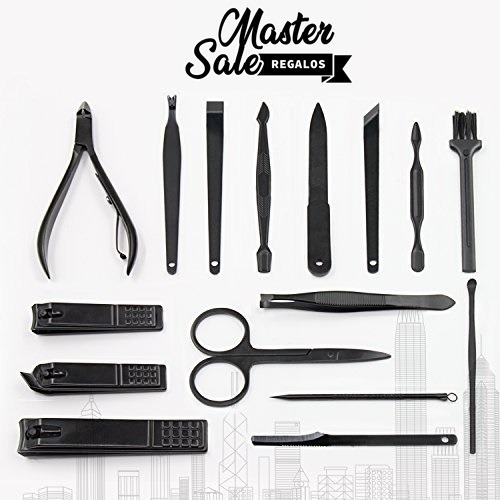 Kit De Manicura Pedicura 16 Piezas C/estuche