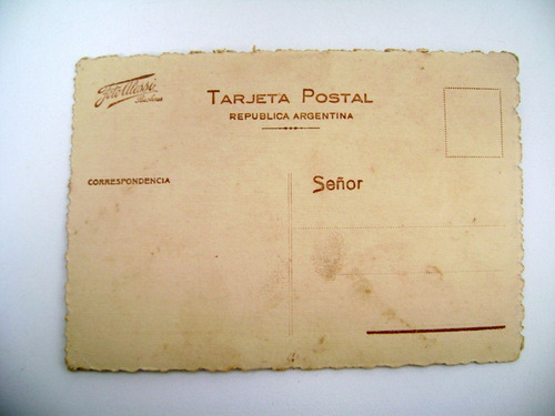 Antigua Foto Niño Bebe Juguete 1940 Alessi Caseros 3227 Boed (Usado)