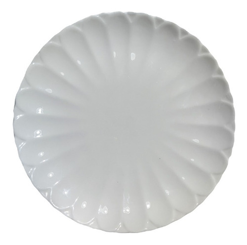 Plato Postre Porcelana Premium  19 Cm Blanca  - Sheshu Home