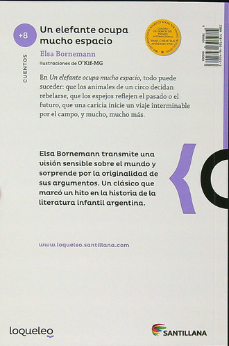 Un Elefante Ocupa Mucho Espacio - Elsa Bornemann - Loqueleo