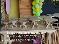 Comprar Bases Para Tortas En Madera