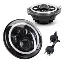 Comprar Faro Led Optica 5 3\u002F4 Pulgadas Ojo De Angel Moto 12v