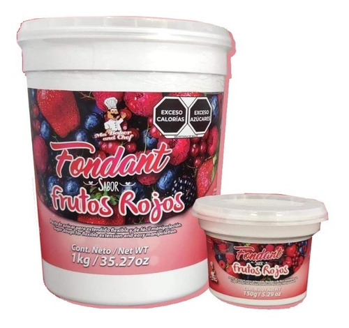 Fondant Frutos Rojos 150g (color A Elegir)