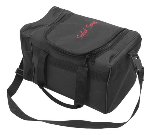 Capa Para Pedal Duplo Bateria Solid Sound Bag Acolchoada Cor Preto