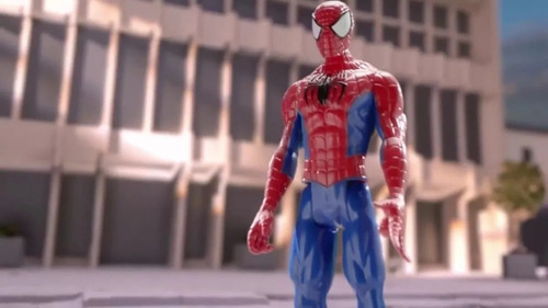 Imagen 2 de 3 de Spiderman Muñeco Gigante 30cm Hombre Araña Original Hasbro