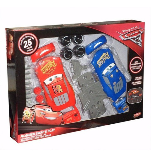 Mcqueen Cars Cars Mcqueen Swap & Play Color Rojo, Azul