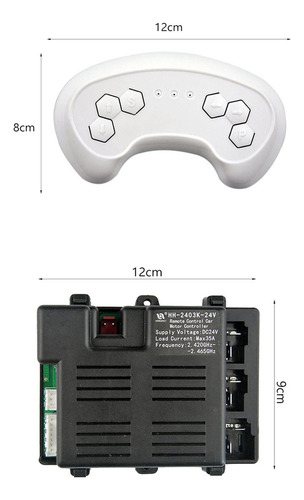 Reemplazo De Piezas De Coche De Receptor Y Control Remoto