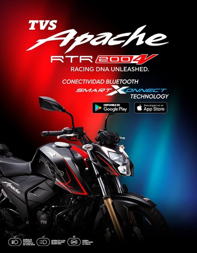 Tvs Rtr 200 4v Bs6 New ,,navegacion,full Led Nueva Grafica