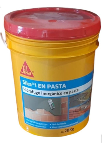 Hidrofugo Ideal Para Revestimientos De Paredes De 1kg Sika