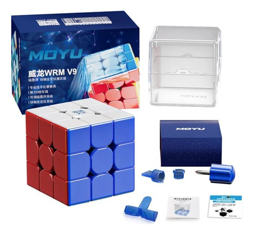 Cubo 3x3 Magnético Moyu Weilong Wrm V9 Maglev + Ball Core Uv