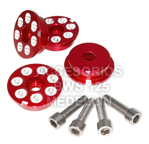 Juego De Tapones De Piso De Lujo X4 Para Bws 125 - Bws X