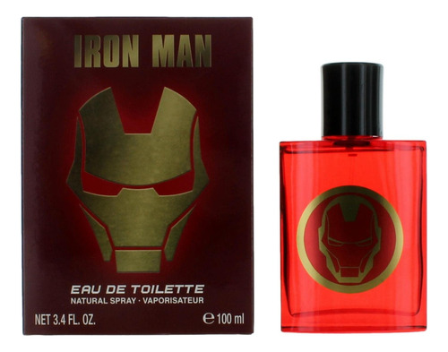 Marvel Iron Man, Para Hombre, Colonia, Eau De Toilette, Edt,
