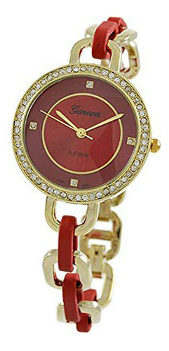 Reloj De Ra - Women's Geneva Fashion Stylish Crystal Surroun