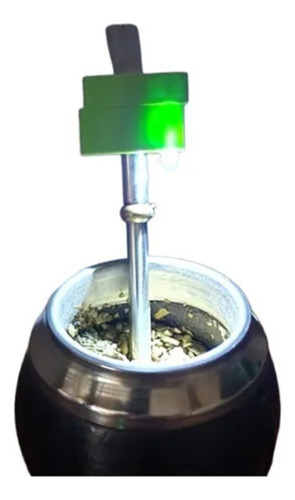 Luz Para Mate Para Bombilla Pack 5 Unidades Incluyen Pilas Surtido