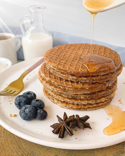 Imagem 4 de 9 de Kit Stroopwafel, Happy Waffles 50 Unidades