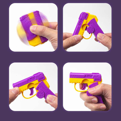 O Mini Spinning Pistols Folding Pistol Decompression To 2011