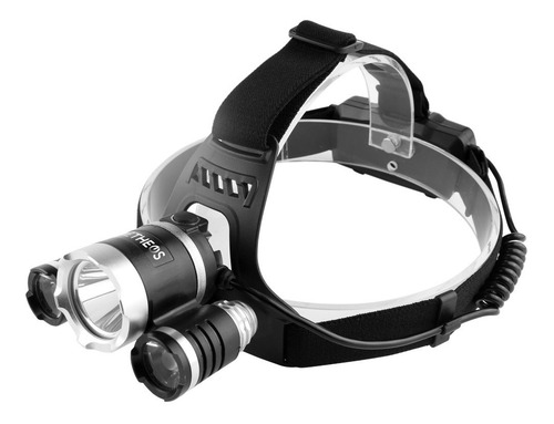 Imagen 2 de 5 de Linterna Tres Luces De Cabeza Recargable 1000lm Cob Etheos