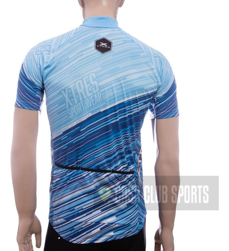 Imagen 2 de 8 de Remera Ciclismo Jersey Ciclista Estilo Clásico Bolsillos