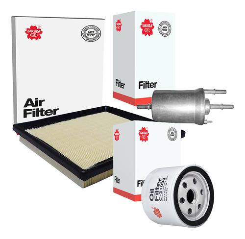 Kit Filtros Aceite Aire Gasolina Vw Caddy Cargo 1.6l 2019