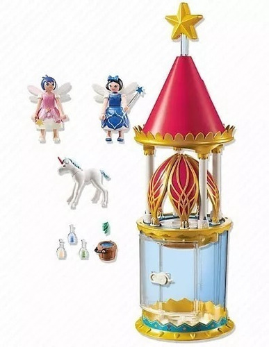 Imagen 2 de 7 de Playmobil 6688 Torre Flor Magica Con Luz - Original