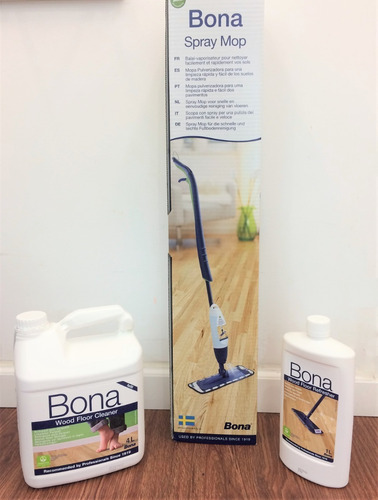 Imagen 3 de 6 de Limpiador Bona Para Pisos De Madera Natural 4,7 Litros