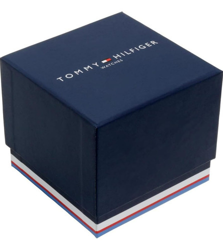 Reloj Para Hombre Tommy Hilfiger Original color Negro 1791072 Diametro 48 mm