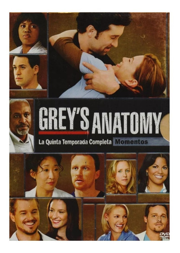 Grey ' S Anatomy Quinta Temporada 5 Cinco Dvd