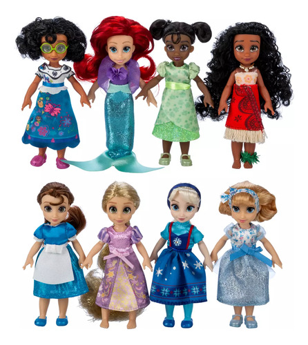 Muñecas Disney Princesas Once Upon A Story Mini Doll Set