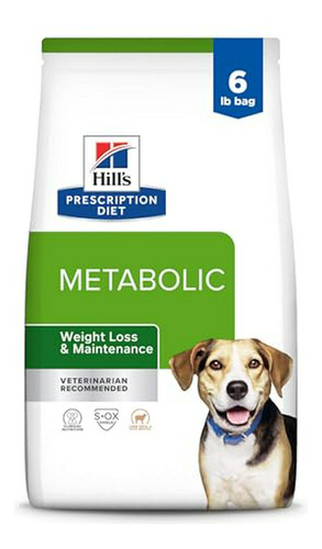 Alimento Para Perros  Metabolic Lamb & Rice, 6 Lb.