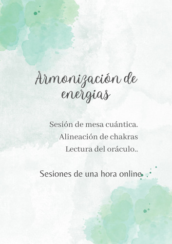 Mesa Cuántica, Radiónica, Sesiones Online.
