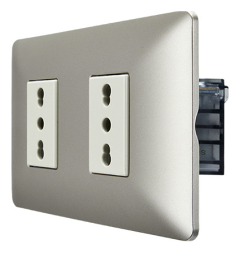 Enchufe Tomacorriente Doble Bipaso 10/16 220v Sec