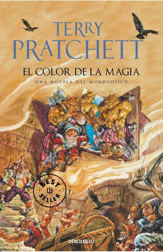 El Color de la Magia, de terry Pratchett. Editorial Debolsillo, tapa blanda en español, 2022