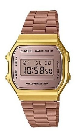 Reloj Casio Para Mujer A168wecm-5d Vintage, Digital 