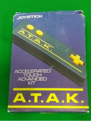 Atari A.t.a.k Joystick Muito Raro Único Do Ml Na Caixa Novo