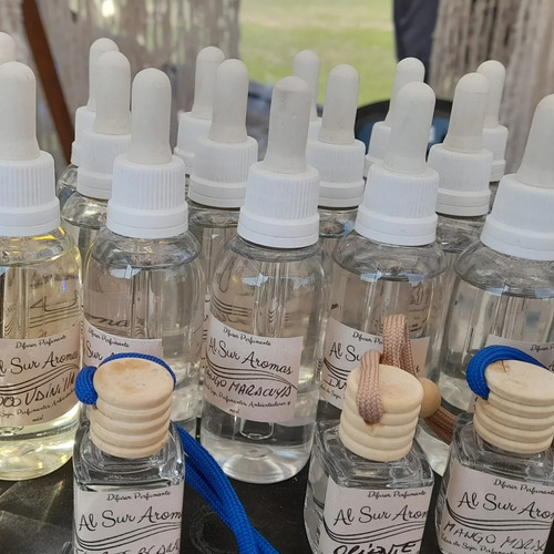 Kit Mini Difusor Auto / Vestidor Más Recarga Repuesto