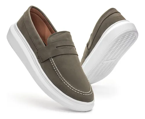 Mocassim Loafer Masculino Sola Alta Premium Loafer Nobock