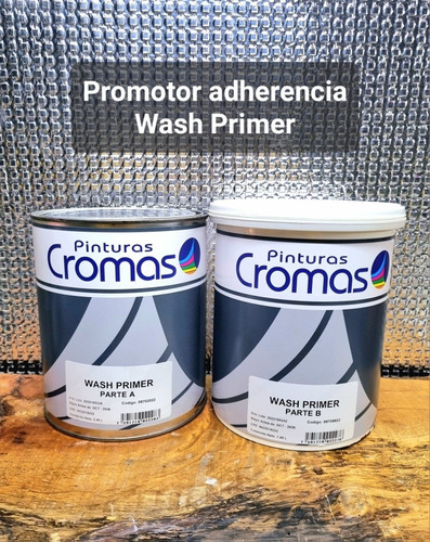 Wash Primer 2 Componentes C&c Fondo De Adherencia No Ferrosa