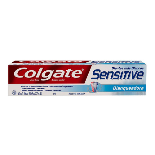 Imagen 1 de 7 de Pasta dental Colgate Sensitive Blanqueadora en crema 100 g
