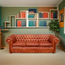 Comprar Sofa Chester Sillon Chesterfield De Cuero Vacuno Original