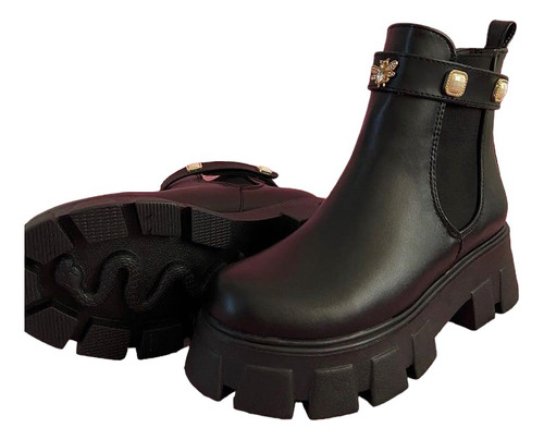 Bota Botin Plataforma Suela Serpiente Modelo A-1200