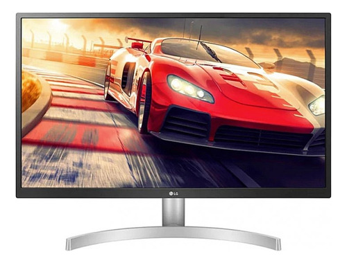 LG 27 White 4k Uhd Gaming Monitor With Hdr 10