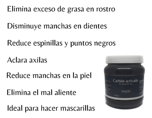Imagen 4 de 4 de Carbón Activado De Cascara De Coco