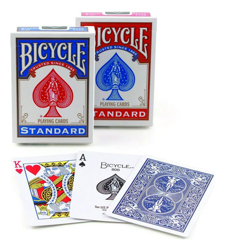 Baraja Bicyle Standard Original Azul O Rojo Cartas Mazo Deck
