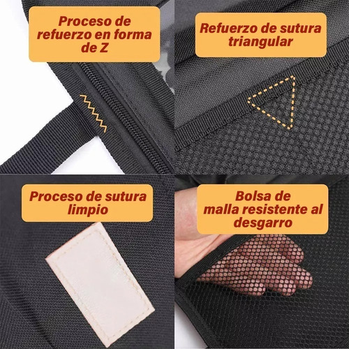 Organizador Para Asiento Trasero Para Auto Universal 2 Pzs