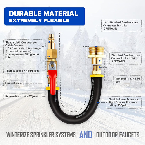 Kit De Invierno Autocaravana Adaptador De Soplado De Ro...