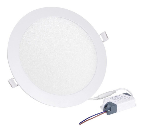 Plafon Led 18w Spot Luz Blanca Fria Empotrar Falso Plafon Color Blanco