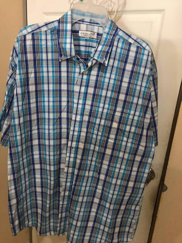 2 Camisas Manga Corta Talla Xl Usadas Calidad 8.5 Cavalatti