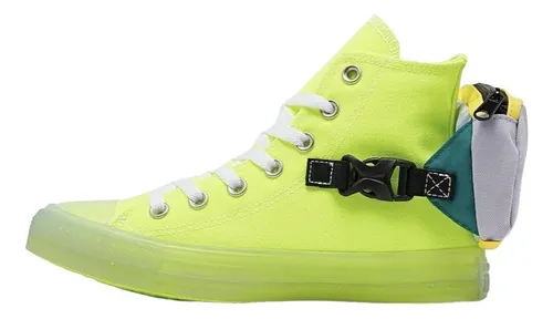 Converse verde neon sales
